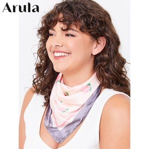 Arula Pink Lemon Bandana